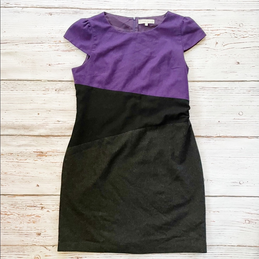 Lined Wool Sleeveless Dress Size 14
